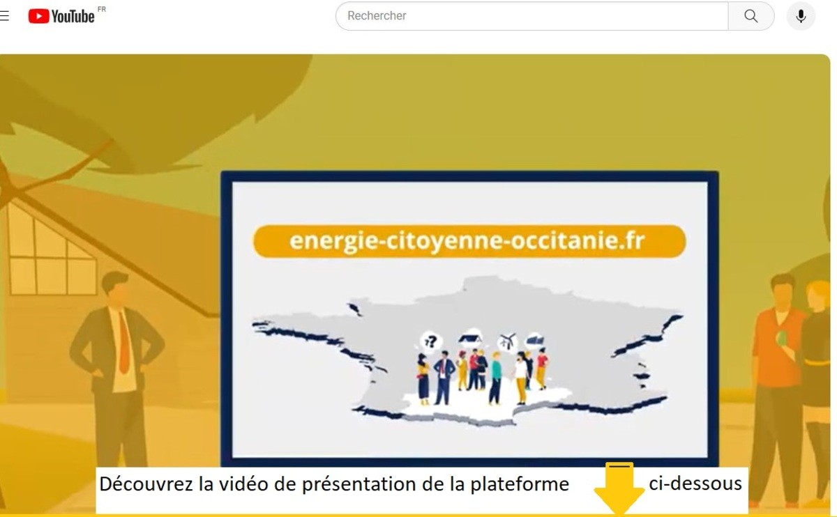 La vidéo de présentation de la plateforme Energie Citoyenne en Occitanie